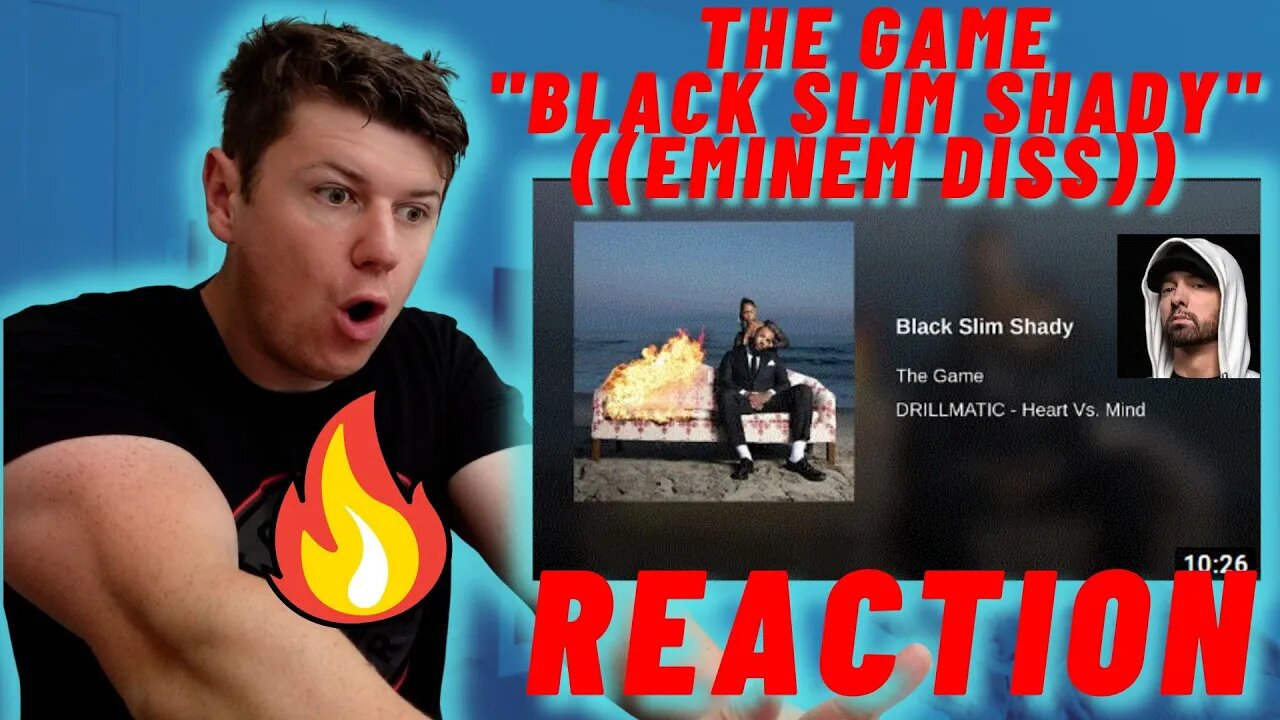 HE DISSED HAILIE!! The Game - Black Slim Shady (Eminem Reaction Diss) (IRISH GUY INSANE REACTION)