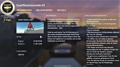 Fishing Planet Folge 495 Test für Anniversary Cup 2 Quali