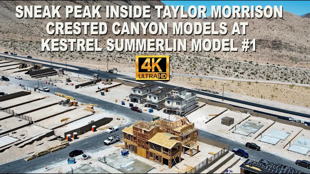 Sneak Peak Inside Taylor Morrison Crested Caynon Kestrel Summerlin Model #1