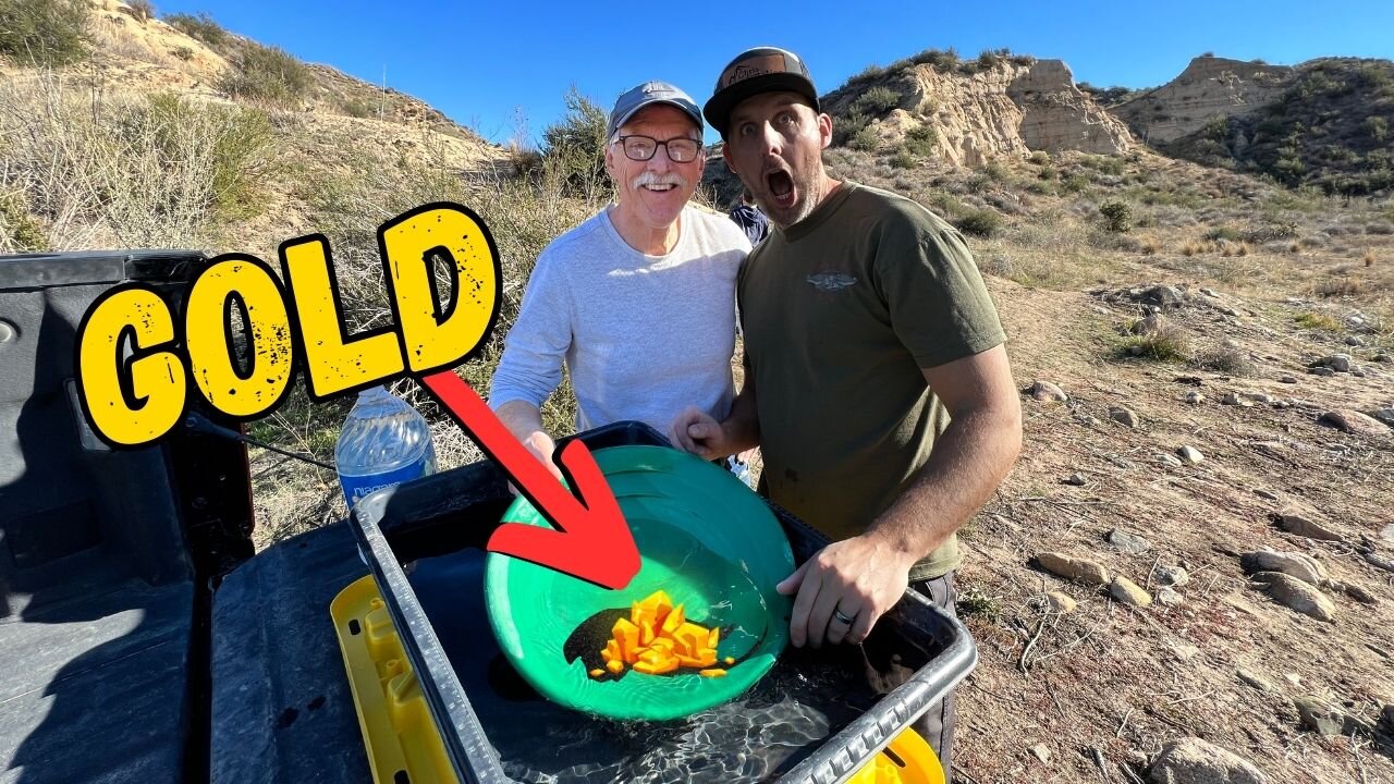 Highbanking for GOLD in the California Desert