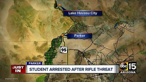 Parker high school student arrested for gun in truck