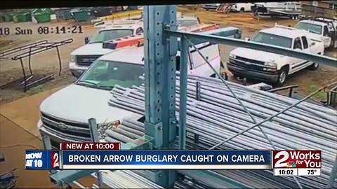 Broken Arrow burglary caught on camera