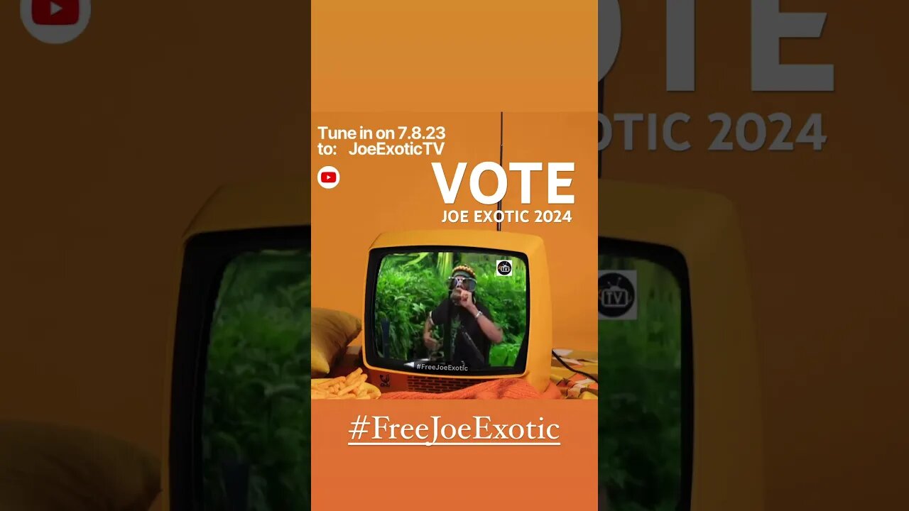 Vote Joe Exotic 2024 “What do you have to lose?”
