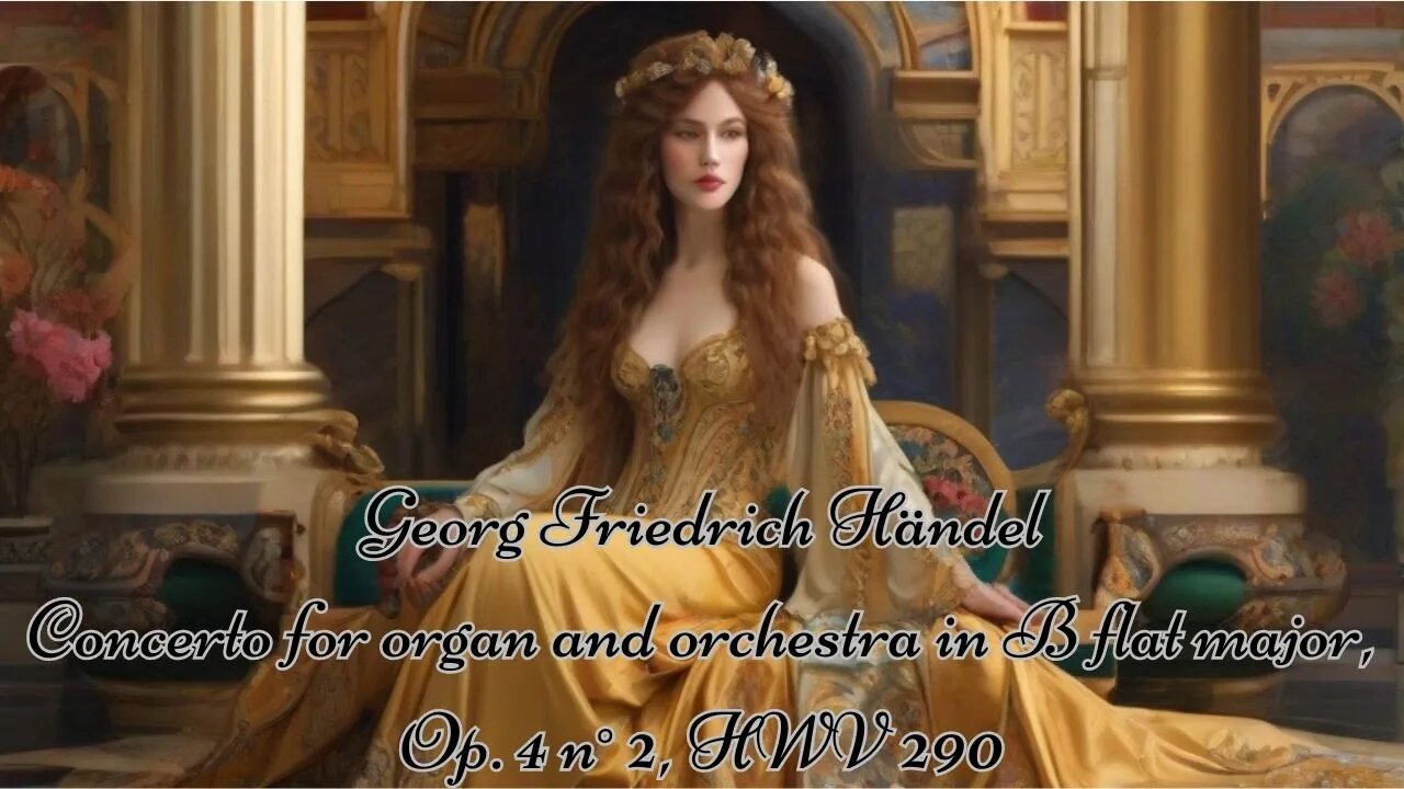 Georg Friedrich Händel - Concerto for organ and orchestra in B flat major, Op. 4 n° 2, HWV 290