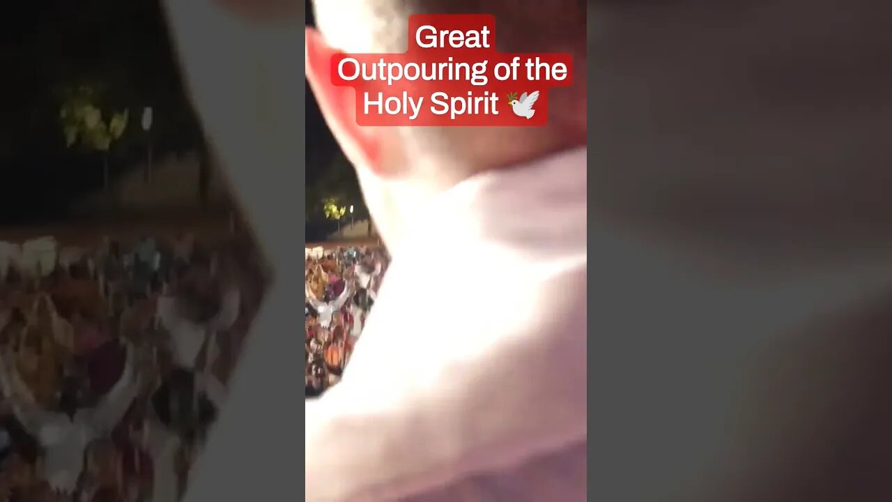 Great Outpouring 🪔 of the Holy Spirit 🕊️ #theholyspirit #teamjesus #motivation #theblessing