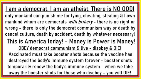 DEATH by communism vaccination 2021