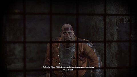 Batman confronts Calendar Man at Arkham City!