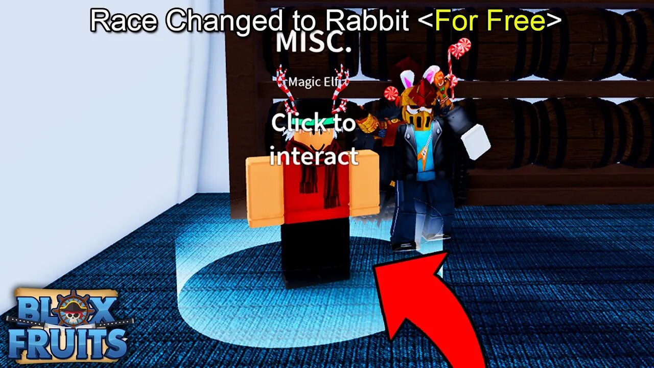 Blox Fruit | Get Free Race for Free XMAS/Christmas Event... (Roblox Tagalog)