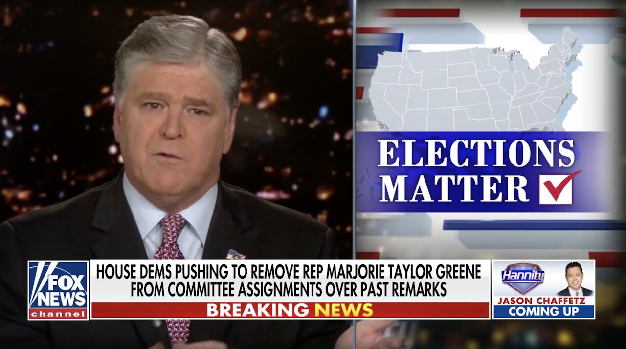 Hannity: 'Not a single conservative I know' shares Greene's 'conspiratorial beliefs'