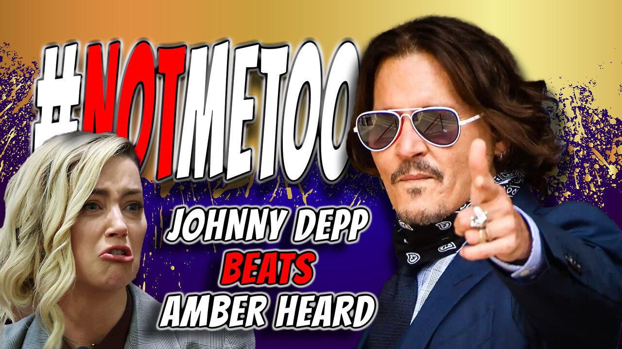 Johnny Depp beats Amber Heard