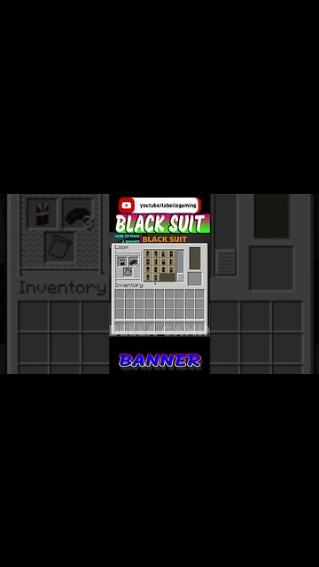 Black Suit Banner | Minecraft