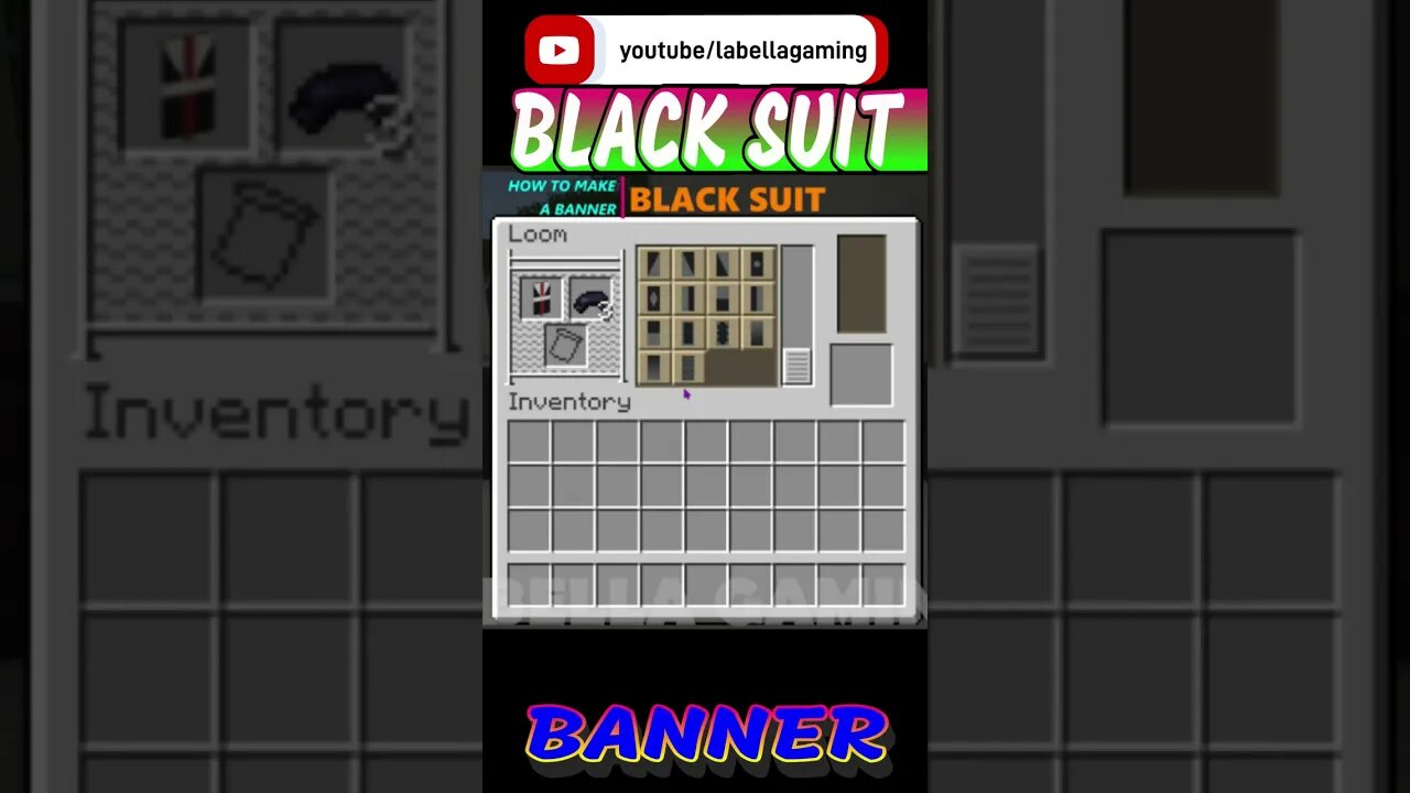 Black Suit Banner | Minecraft