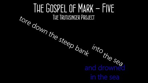 The Gospel of Mark Chapter Five