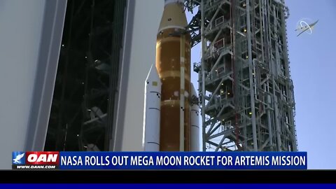 NASA Rolls Out Mega Moon Rocket For Artemis Mission