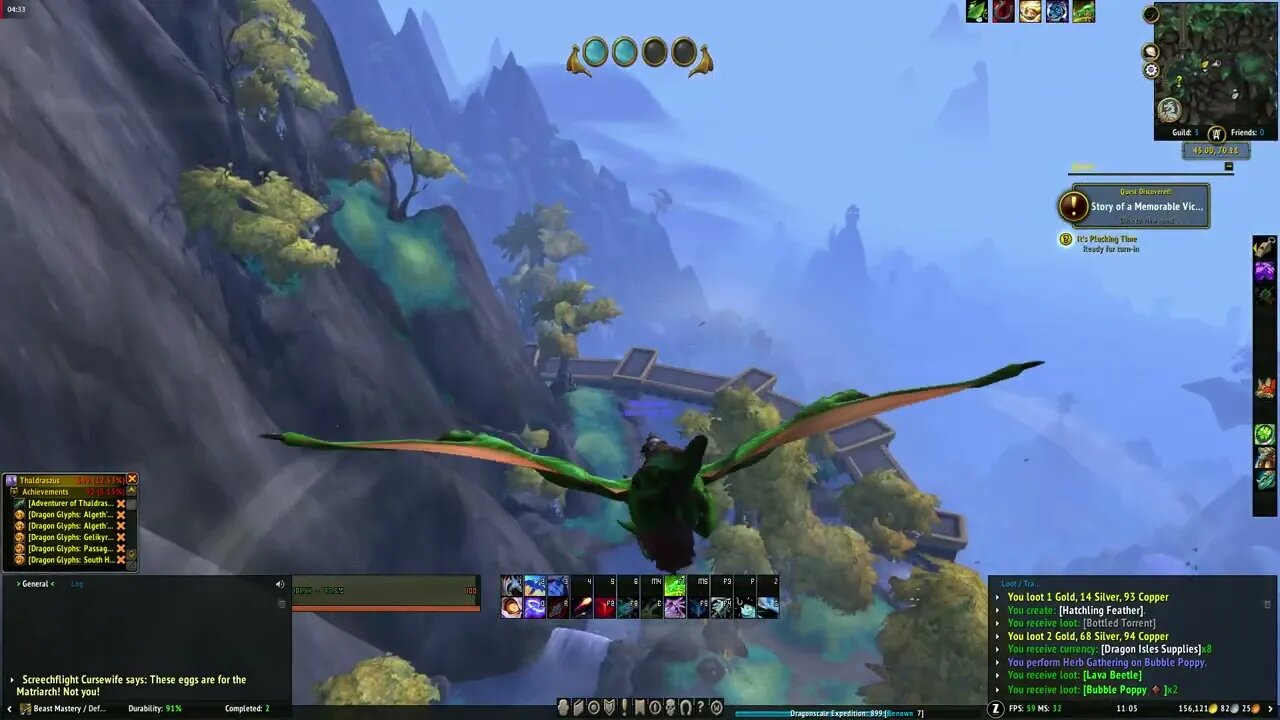 World of Warcraft Dragonflight It's Plucking Time