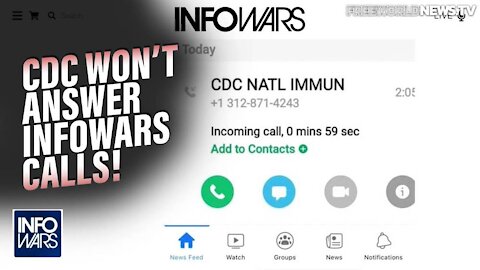 CDC Won’t Answer Infowars Calls!