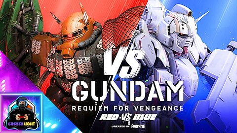 FORTNITE GUNDAM REQUIEM FOR VENGEANCE (RED VS BLUE) - ANNOUNCEMENT TRAILER