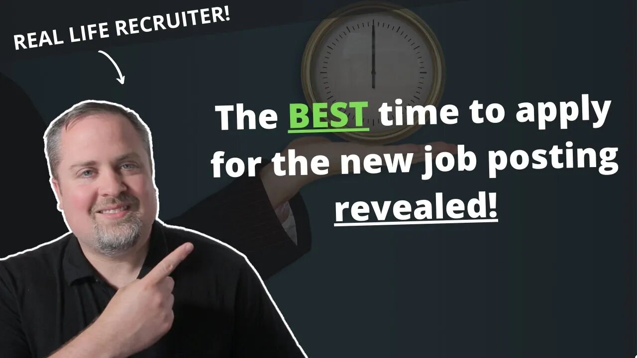 Answering Your Job Search Questions: When Is the Best Time To Apply For A Newly Posted Job?