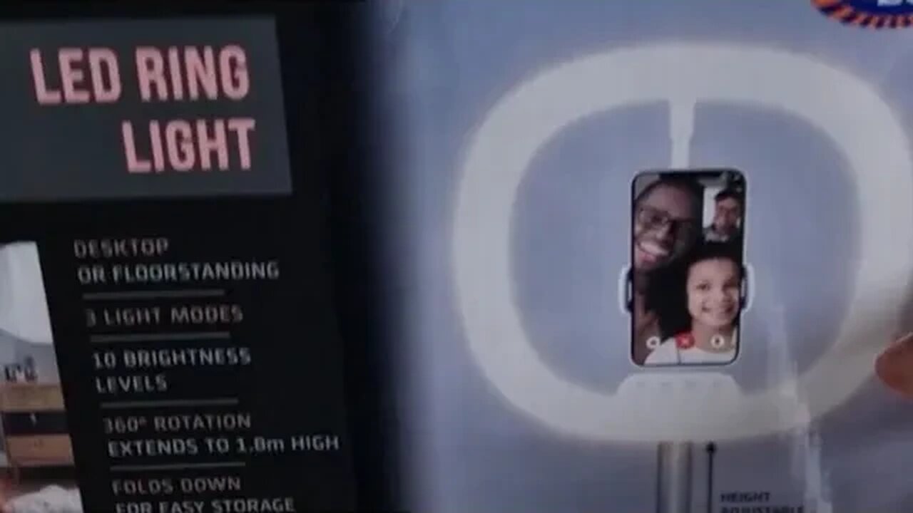 Led Ring Light Unboxing B&M