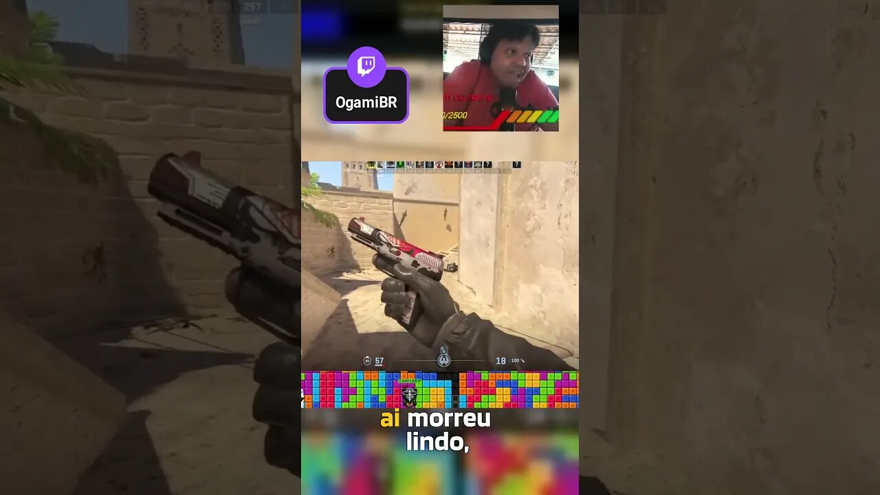 Tropeçou #counterstrike #counterstrike2 #humor #headshot #pistola #fiveseven #57