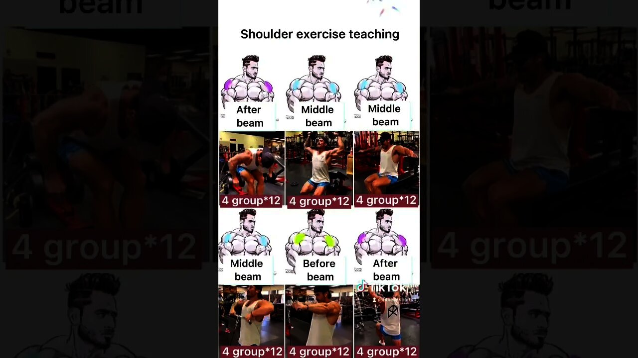 Shoulder exercises teaching 🌟