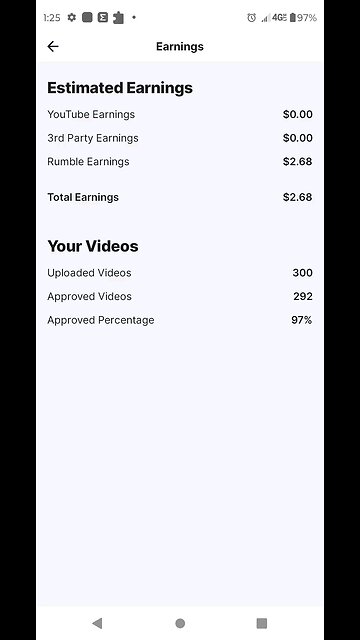 we missed 69 by 1 cent 2.68 now