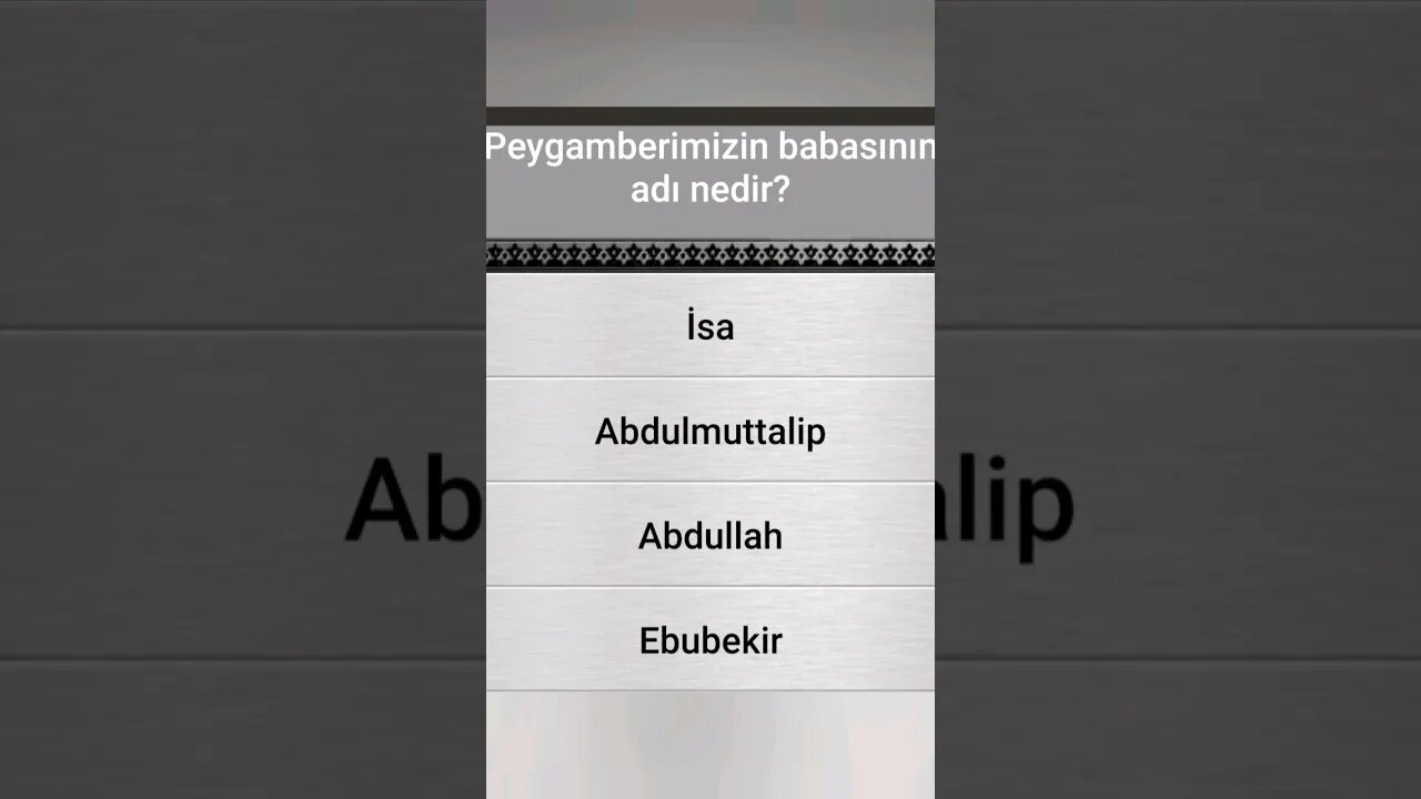 #yarışma #bilgi İSLÂMÎ BİLGİ YARIŞMASI