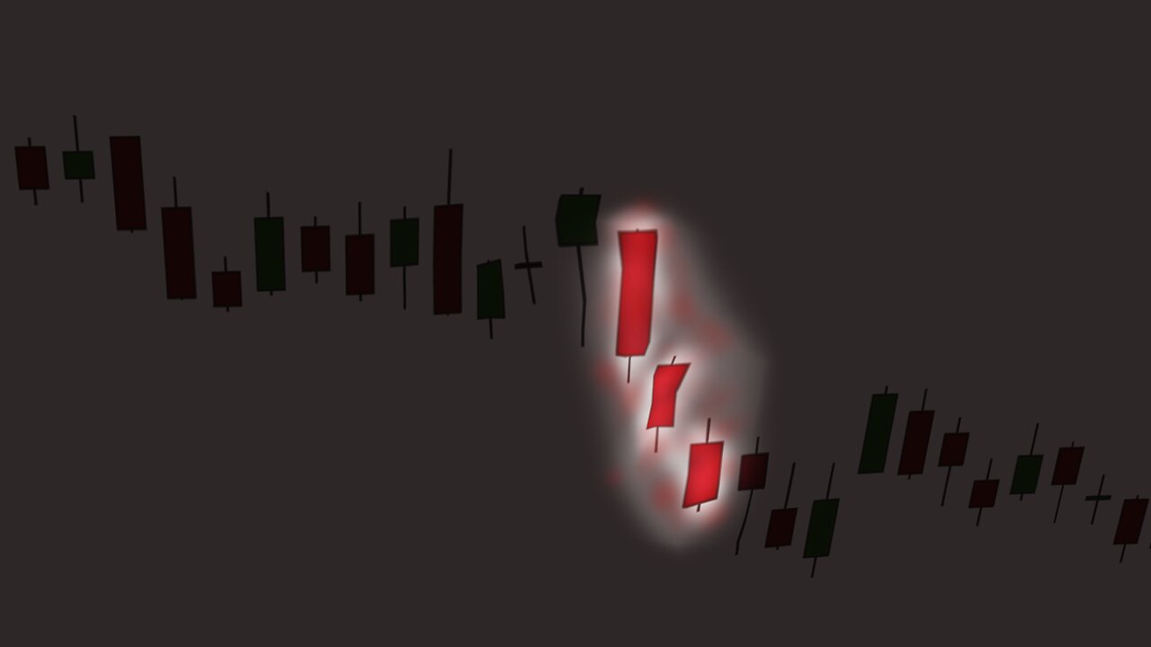 Stock Chart Technical Analysis (3 Black Crows) Candlestick Chart Pattern Analysis