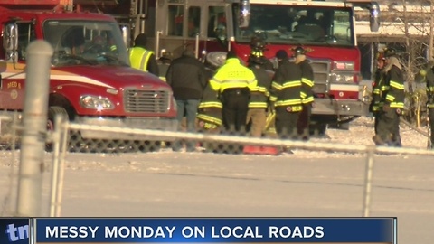 Driver killed after pickup veers off Hoan Bridge