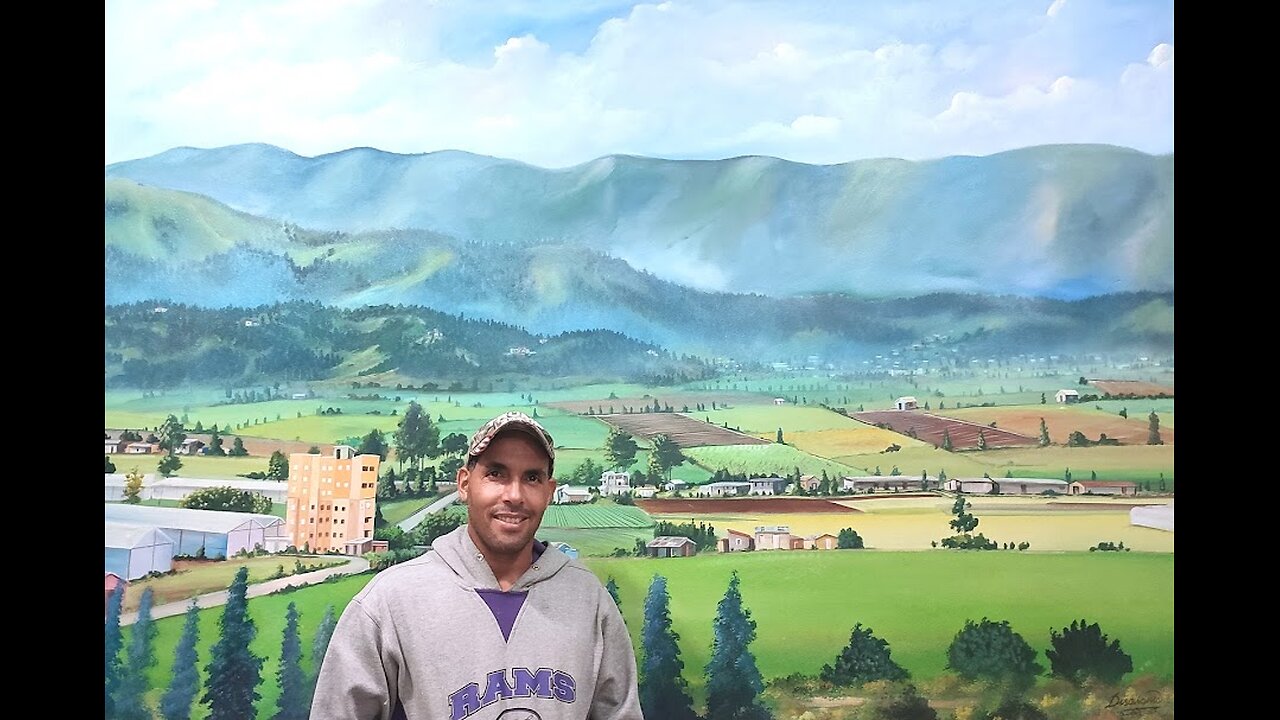 Paisaje Valle de Constanza Pintura Acrílica