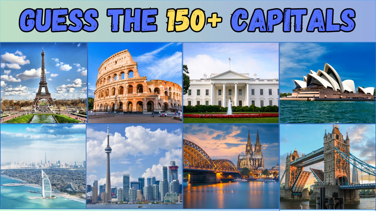 From A to Z: Can You Name the Capitals?