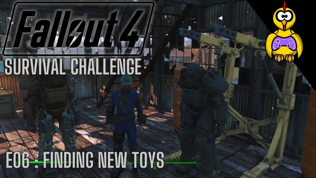 Fallout 4 Survival Challenge | Finding New Toys | Ep 6