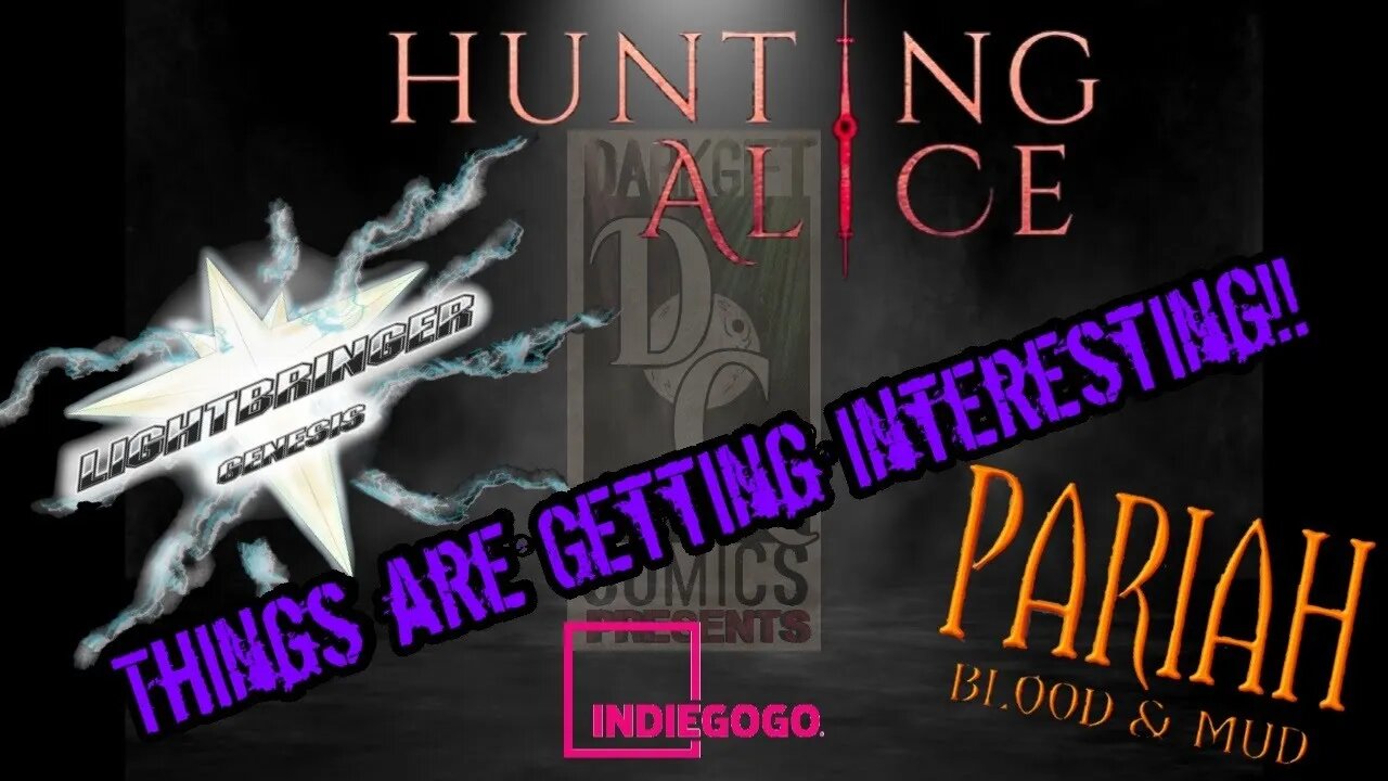 UPDATES!! Lets Talk Publishing Hunting Alice, Lightbringer: Genesis, and Pariah: Blood & Mud