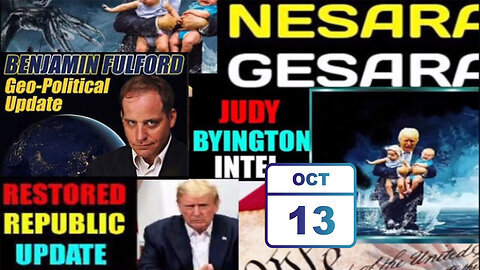 Judy Byington. Restored Republic via a GCR 10-13-24 - Benjamin Fulford Great - Trump Return