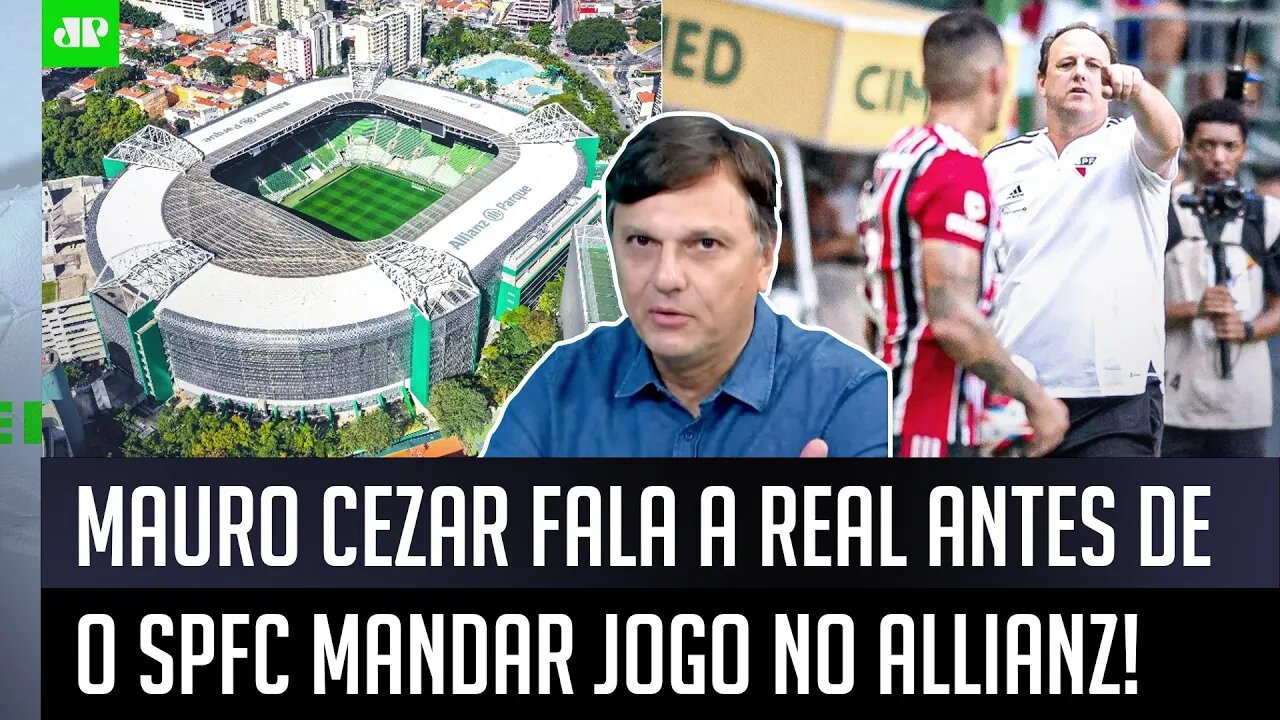 "Pra mim, o GRAMADO do Allianz Parque..." Mauro Cezar FALA A REAL sobre SPFC no estádio do Palmeiras