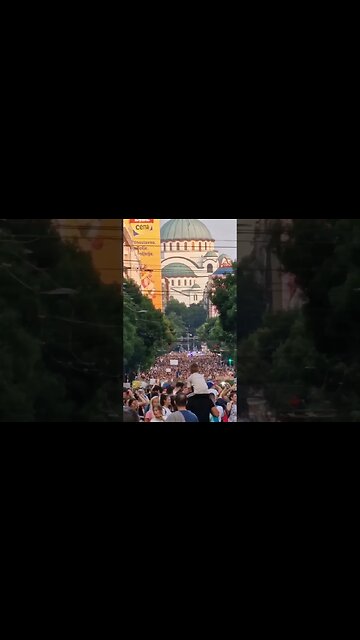 Serbia mobilises - Mass march in Belgrade in support of Kosovo Serbs