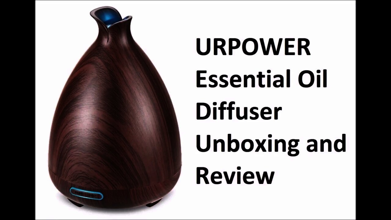 URPOWER Essential Oil Diffuser unboxing and review