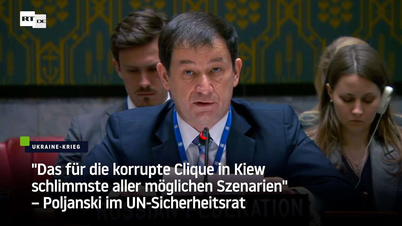 "Für korrupte Clique in Kiew schlimmste aller möglichen Szenarien" – Poljanski im UN-Sicherheitsrat