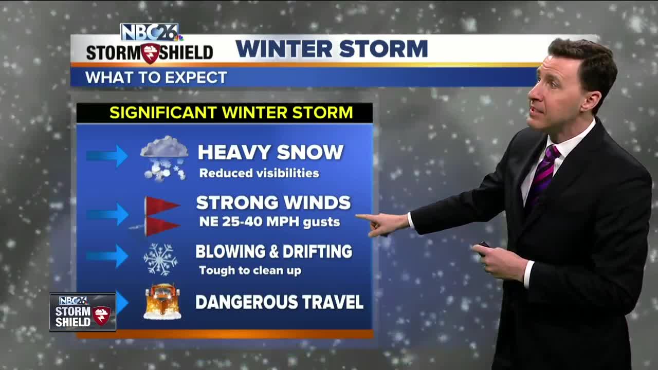 Michael Fish's NBC26 Winter Storm forecast