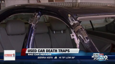 Could glue sticks be holding your bumper together because of bad repair jobs?