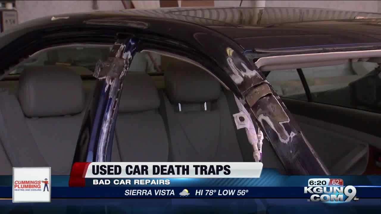 Could glue sticks be holding your bumper together because of bad repair jobs?