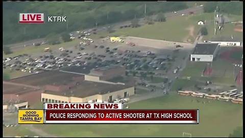 Active shooter reported at Texas high school