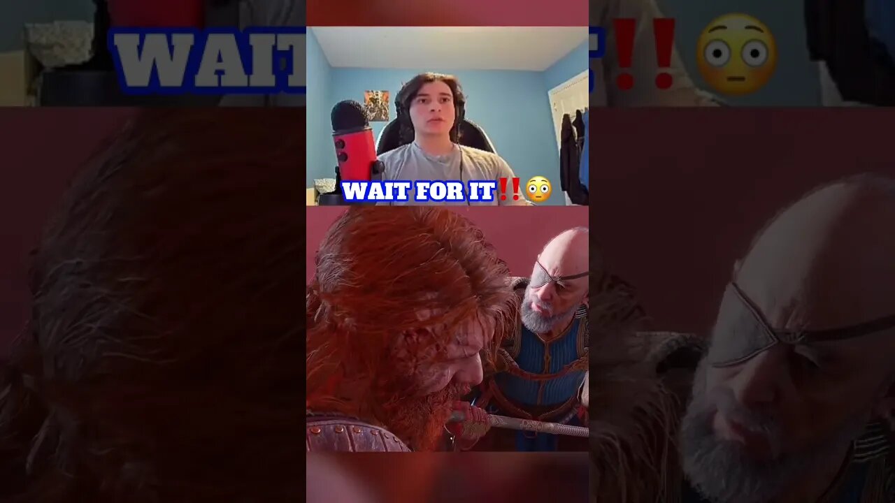 Odin Goes Crazy On Thor & Thrud‼️😳WAIT FOR IT‼️😱 | #shorts #godofwarragnarok #gaming #reaction