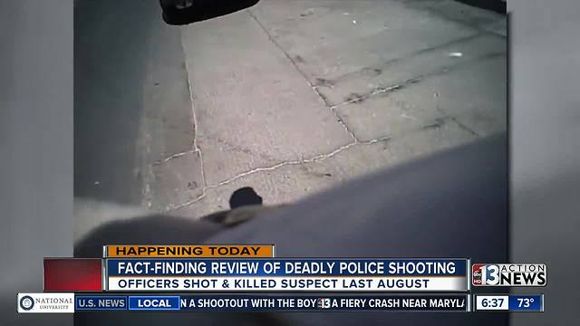 Fact-finding review of August shooting