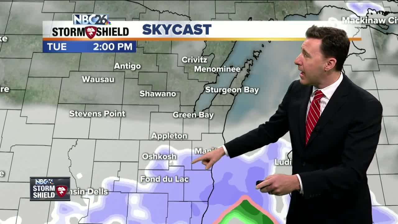 Michael Fish's NBC26 Storm Shield weather forecast