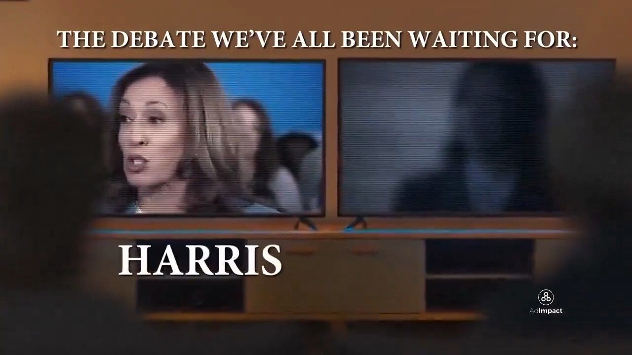 A new Trump advertisement features Kamala Harris 'debating' herself by highlighting her past remarks