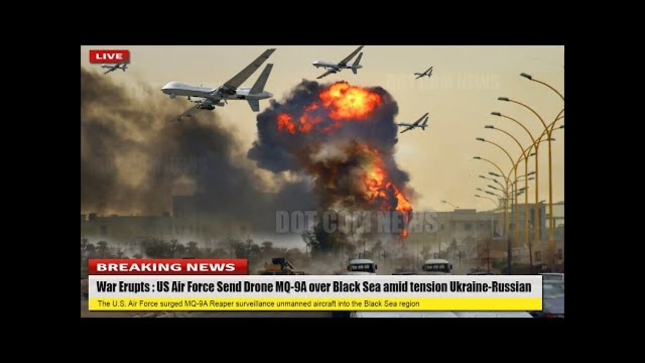 Warn Russia!! US prepares to Deploy MQ-9 Reaper to Ukraine to Attack Russian military convoy
