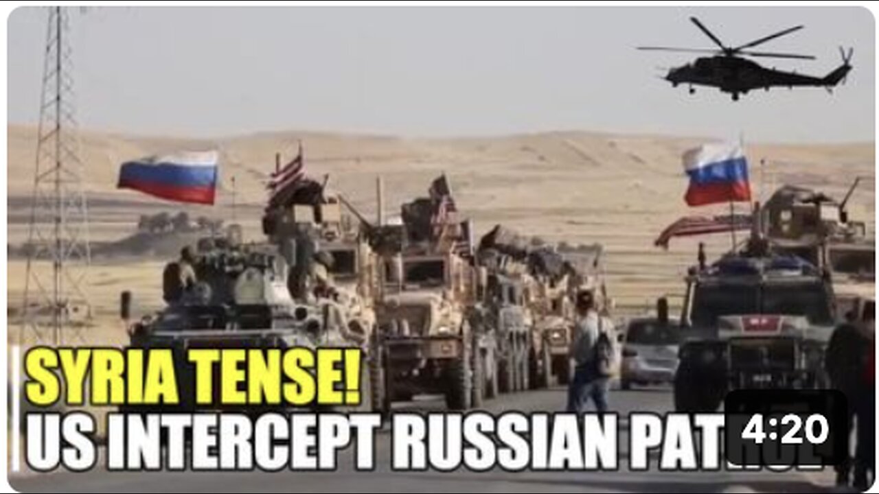 Russia-Syria conduct air maneuvers amid tensions with US troops!