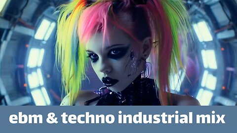 EBM & techno industrial mix — goth girls in space