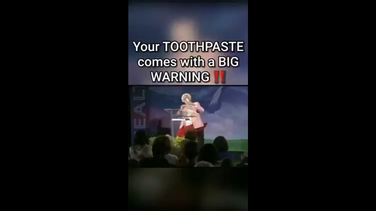 Stay away from floride filled toothpaste